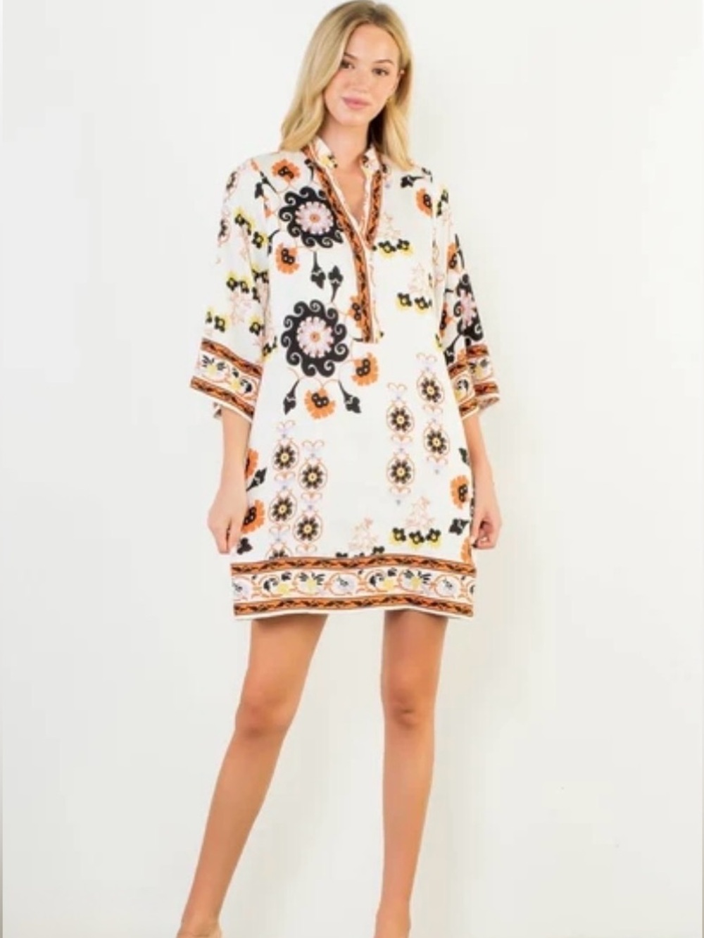 THML Women's Floral Print Dress